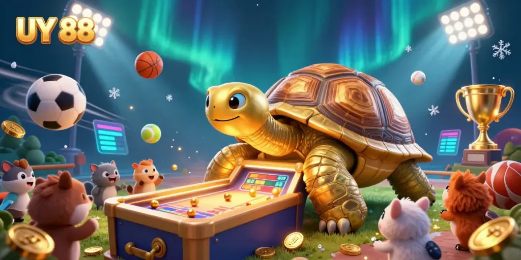 Spin to win at UY 88 with thrilling pinball action and vibrant casino elements.